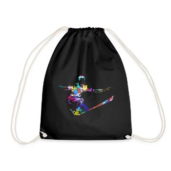 Slackline - Turnbeutel - Schwarz - Vorne