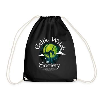 Celtic witch Witch Walpurgis sayings gift - Drawstring Bag - black - Front