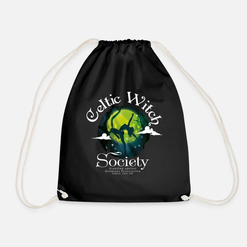Celtic Witch Hexe Walpurgis Sprüche Geschenk - Turnbeutel - Schwarz