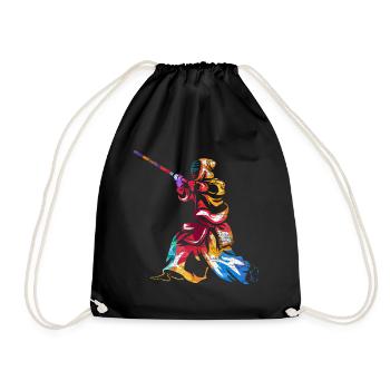 Kendo gift - Drawstring Bag - black - Front