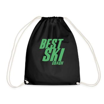 moniteur de ski - Sac de sport léger - noir - Devant