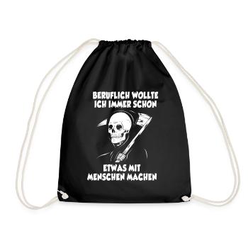 Grim Reaper Halloween - Drawstring Bag - black - Front