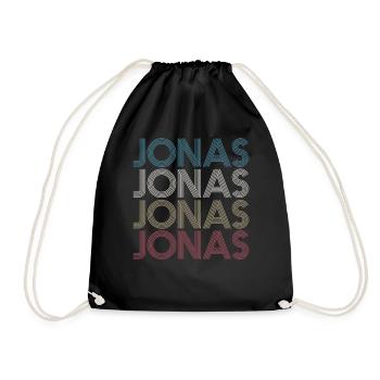Jonas - Turnbeutel - Schwarz - Vorne