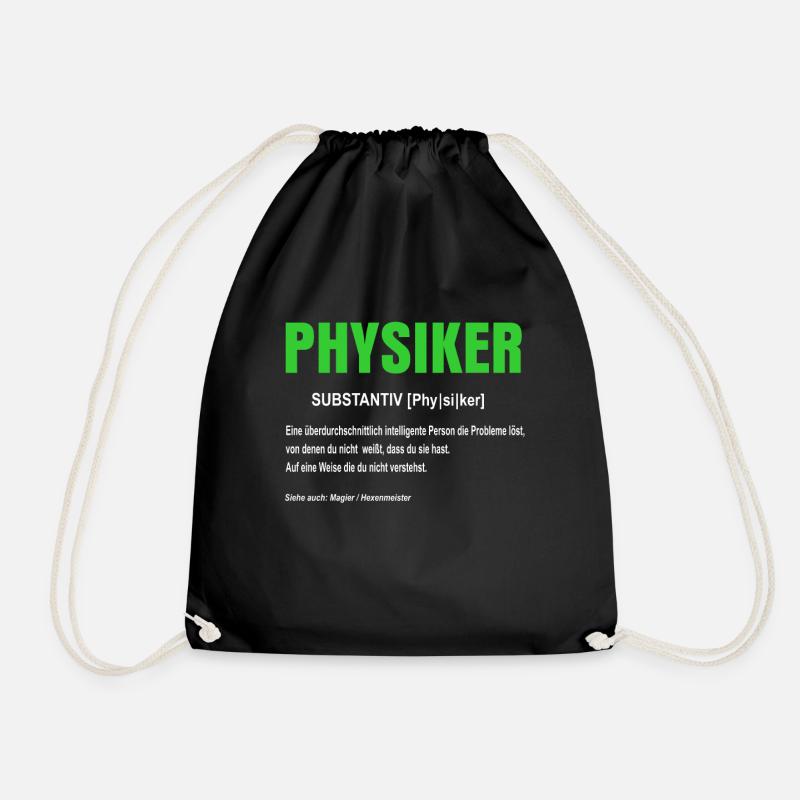 Physiker - Turnbeutel - Schwarz