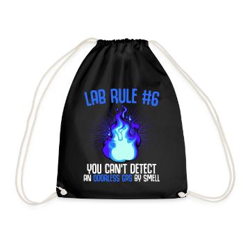 Chemist - Drawstring Bag - black - Front