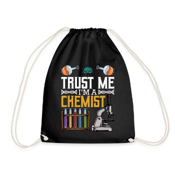 Chemist - Drawstring Bag - black - Front