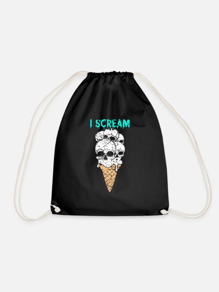 Horror I Scream - Turnbeutel - Schwarz