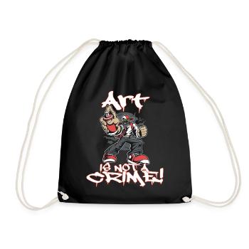 Graffiti Street Art Artists - Drawstring Bag - black - Front