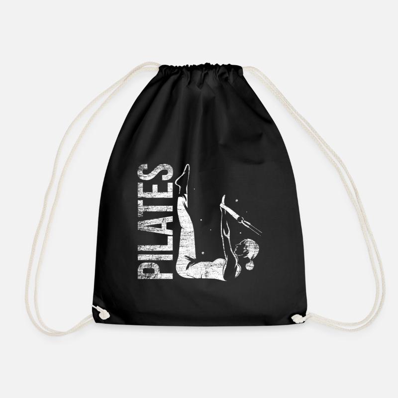 Pilates Geschenk - Turnbeutel - Schwarz