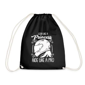 Cadeau de motocycliste - Sac de sport léger - noir - Devant
