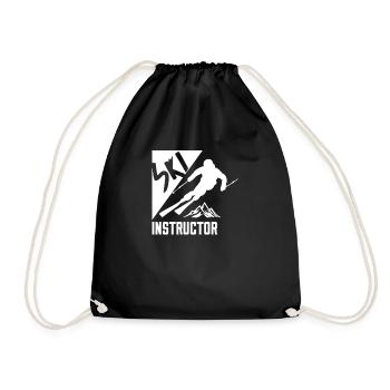 Moniteurs de ski - Sac de sport léger - noir - Devant
