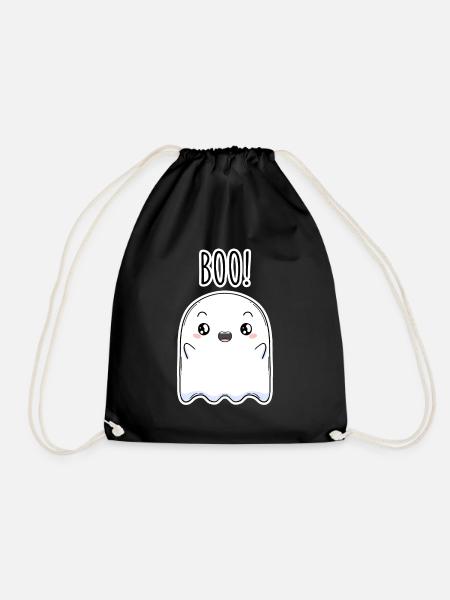 Halloween Geist - Turnbeutel - Schwarz
