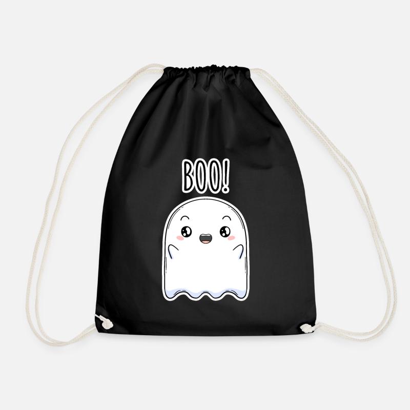Halloween Geist - Turnbeutel - Schwarz
