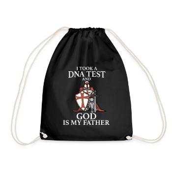 Christentum Geschenk - Turnbeutel - Schwarz - Vorne