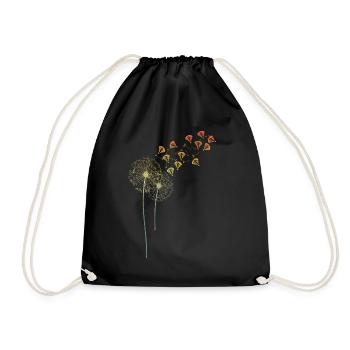 Pissenlit parapente - Sac de sport léger - noir - Devant