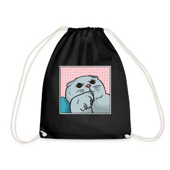 Chat foldex - Sac de sport léger - noir - Devant