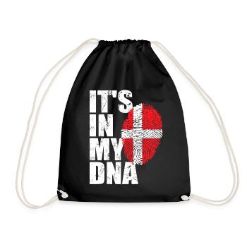Danemark danois - Sac de sport léger - noir - Devant