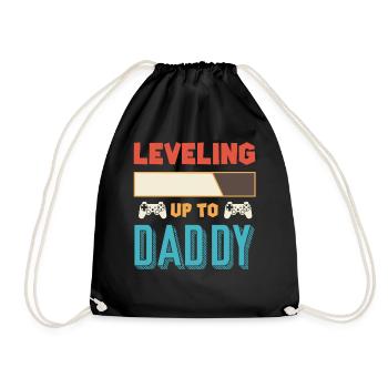 Niveau supérieur papa papa papa - Sac de sport léger - noir - Devant