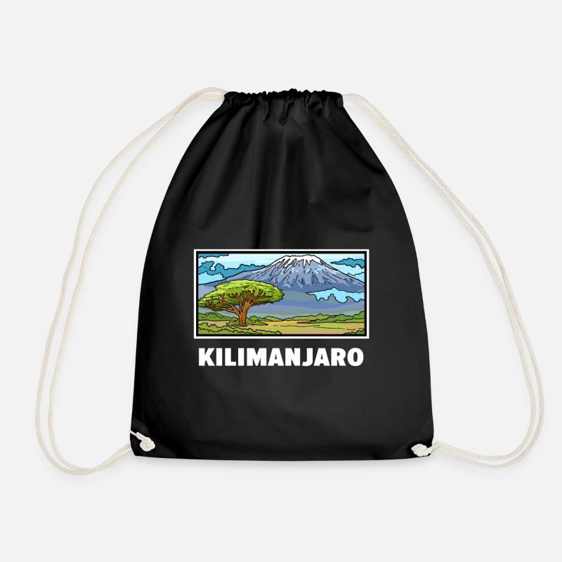 Kilimanjaro - Turnbeutel - Schwarz