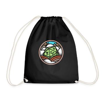 Une fantaisie D20 - Sac de sport léger - noir - Devant