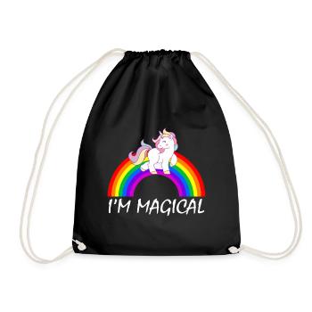 Gay Pride Gift - Drawstring Bag - black - Front