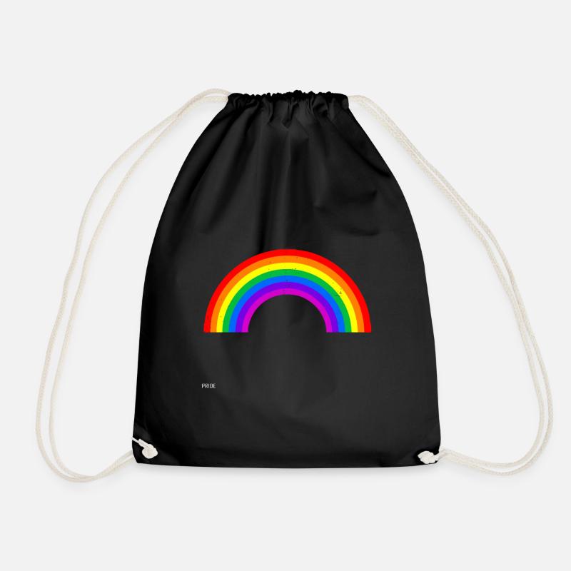Gay Pride Geschenk - Turnbeutel - Schwarz