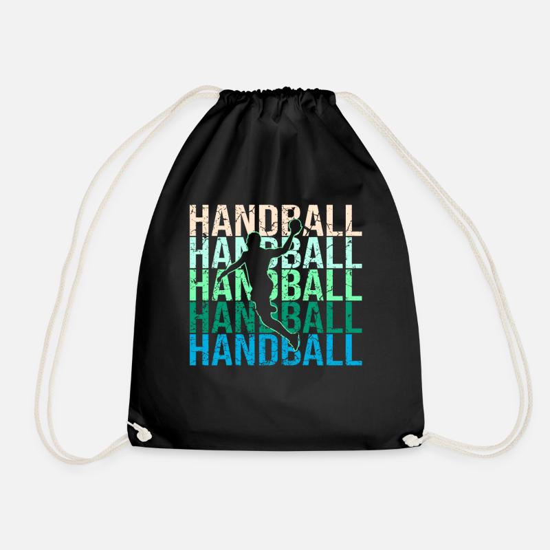 Handball - Turnbeutel - Schwarz