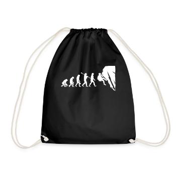 Climbing Bouldering Evolution Mountaineering - Drawstring Bag - black - Front