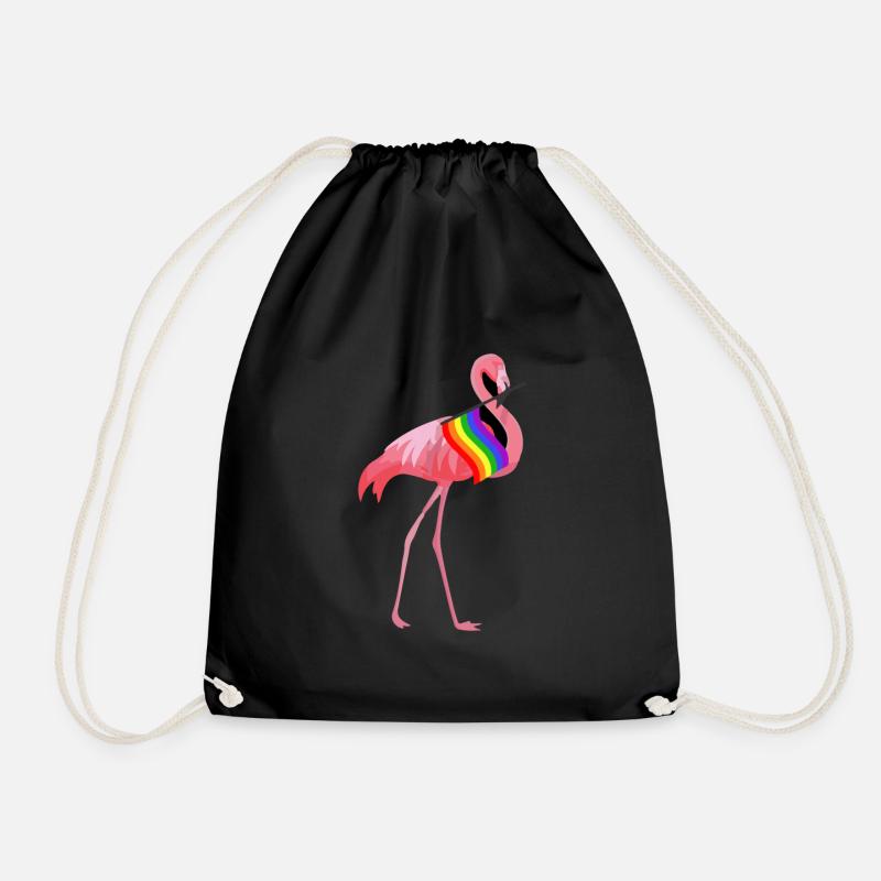 Gay Pride Gift - Drawstring Bag - black