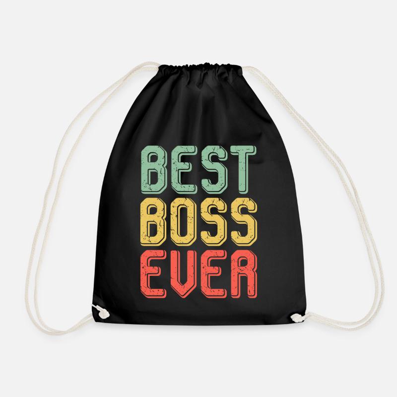 Best Boss Ever Chef - Turnbeutel - Schwarz