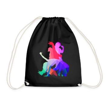 Danse Hip Hop - Sac de sport léger - noir - Devant