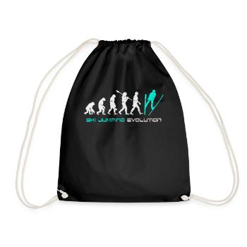 Saut à ski Evolution Cadeau - Sac de sport léger - noir - Devant