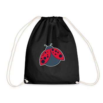 Coccinelle pour le jardin - Sac de sport léger - noir - Devant