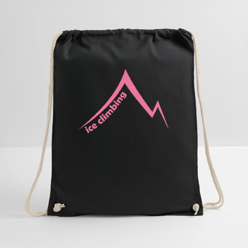 Eispickel Eisklettern Eiskletterer Eiswand Berg Turnbeutel