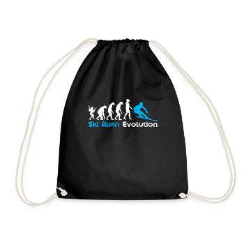 Evolution du ski alpin - Sac de sport léger - noir - Devant