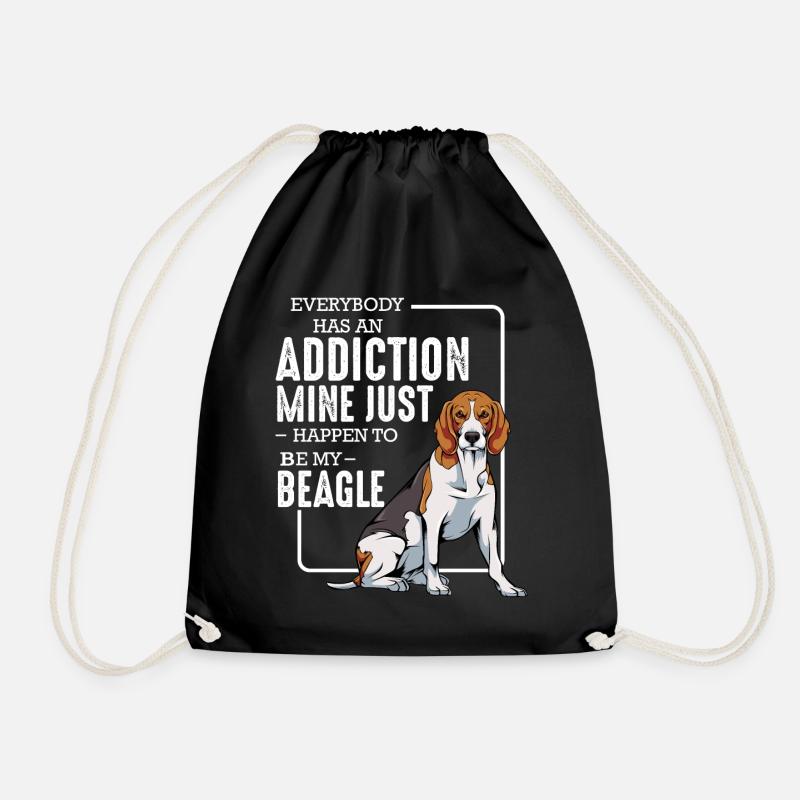 beagle - Sac de sport léger - noir