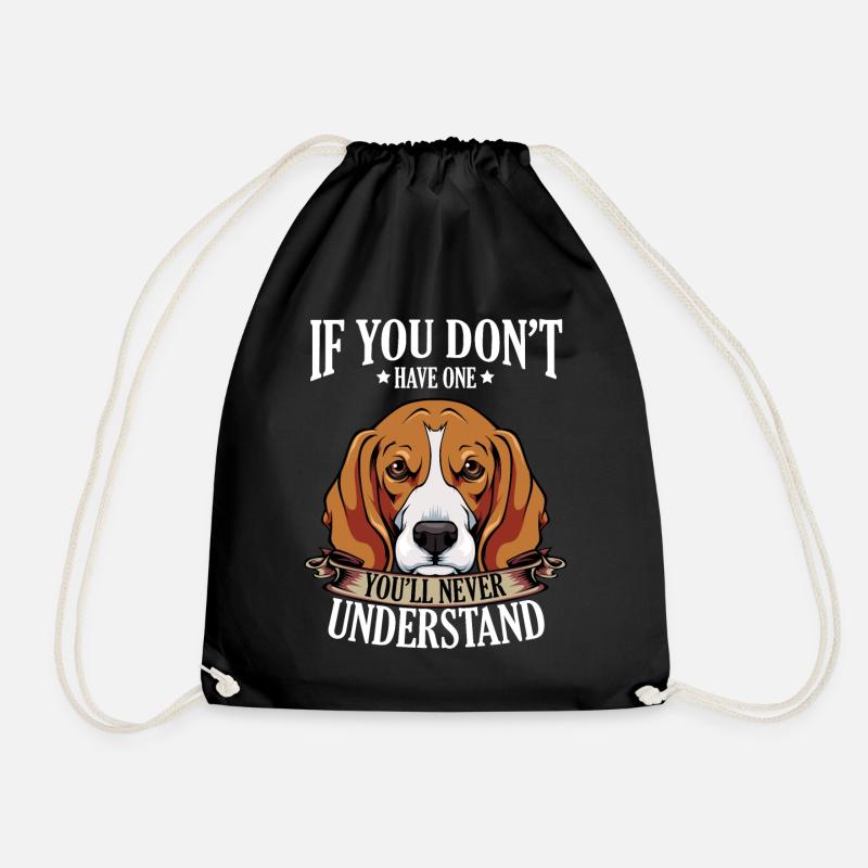 beagle - Sac de sport léger - noir