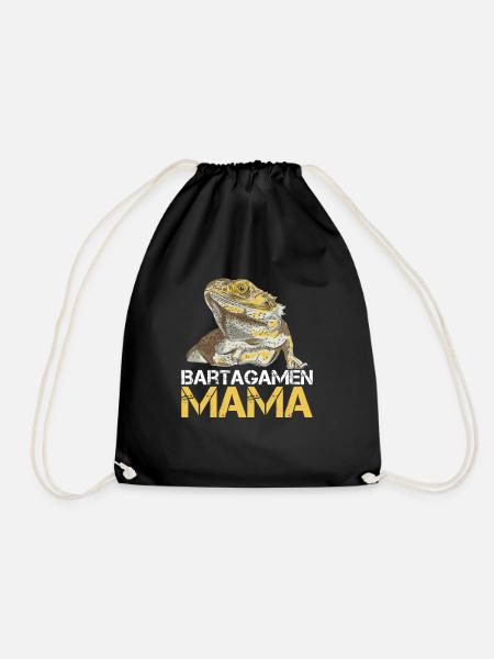 Bartagamen Mama Bartagam Frauen - Turnbeutel - Schwarz
