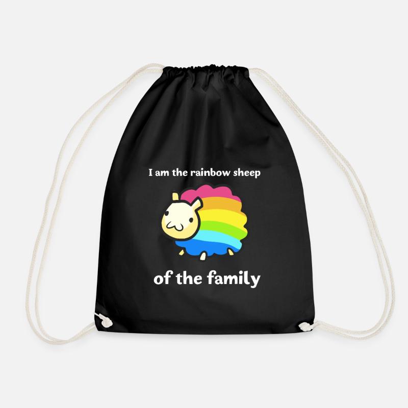 Gay Pride Geschenk - Turnbeutel - Schwarz