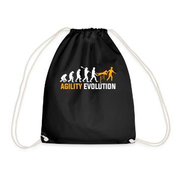 Agility Evolution - Drawstring Bag - black - Front
