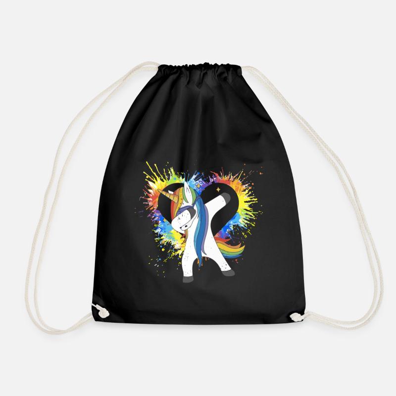 Gay Pride Geschenk - Turnbeutel - Schwarz