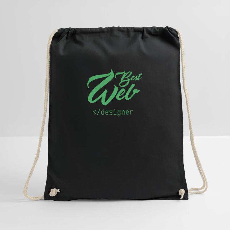 Web developer Drawstring Bag