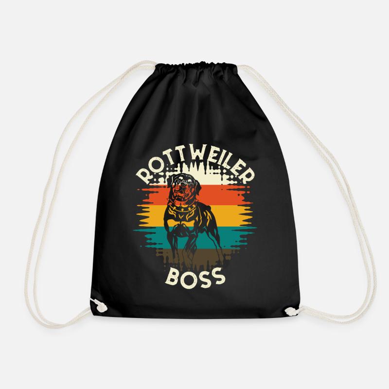 Rottweiler Boss - Turnbeutel - Schwarz