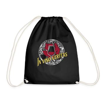 In vino veritas - Sac de sport léger - noir - Devant