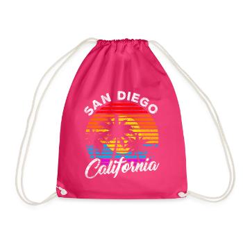 San Diego - Turnbeutel - Fuchsia - Vorne