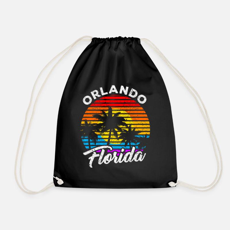 Orlando Florida - Turnbeutel - Schwarz