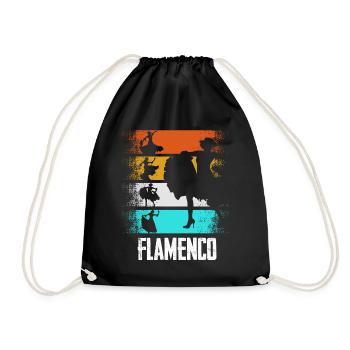 Flamenco Retro - Sac de sport léger - noir - Devant