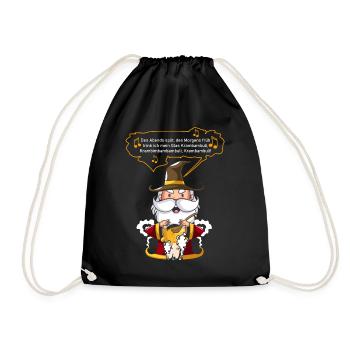 Krambambuli | Couleur Student | fraternity - Drawstring Bag - black - Front