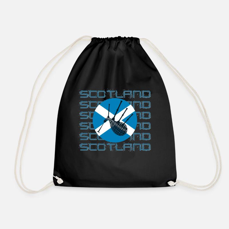bagpipes - Drawstring Bag - black