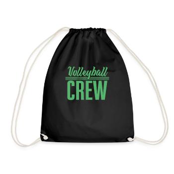 Équipe de volley-ball - Sac de sport léger - noir - Devant